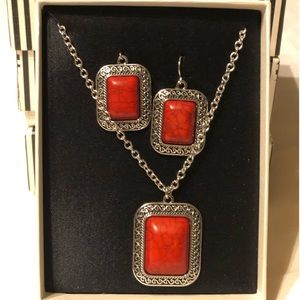 Earrings and Necklace Set